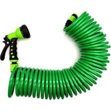 Hakay 15 Metre Spiral Bahçe Sulama Fiskiye Hortum Seti