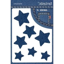 Hakay Denim Jeans Onarım ve Dekoratif Yıldız Kot Arma Patch