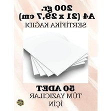 Hakay 200 gr A4 Sertifika Kağıdı, 50 Adet