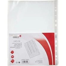 Hakay A4 Ekonomi Poşet Dosya, 100 Adet, Buzlu