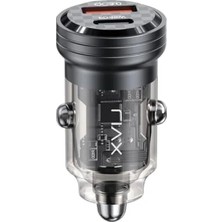 Hakay Ultra Hızlı 45W Pd/qc Type C Araç Şarj Cihazı - Mini ve Taşınabilir