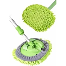 Hakay Uzun Saplı Mikrofiber Araba Yıkama Fırçası - Çiziksiz ve Yumuşak