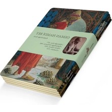 Hakay Kaplumbağa Serisi A5 Defter Seti - 4'lü, Çizgisiz, Toplam 256 Sayfa