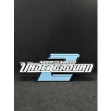 Goka 3D Craft Need For Speed (Nfs) Underground 2 Temalı Duvar Dekoru - Oyuncu Odası Tablosu - 22 x 8 x 0,6 cm