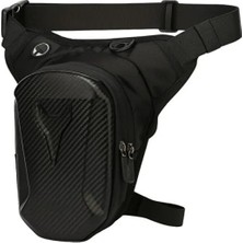 Hakay Suya Dayanıklı Uniseks Motorcu Bacak Çantası - Çapraz Omuz Bel Çantası