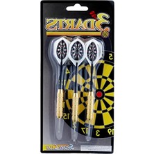 Hakay 3’lü Çelik Uçlu T Oku Seti - Renkli Kanatlar, 22 Gram