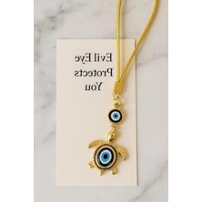 Hakay Altın Renkli Kaplumbağa Tasarımlı Araba Dikiz Aynası Süsü