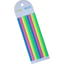 Hakay Şeffaf Renkli Yapışkan Not Kağıtları - Uzun Şeritler, Su Geçirmez