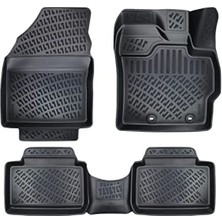 Hakay Tpe Malzemeden Üretilmiş 3D Havuzlu Paspas - Toyota Yaris Cross (2022 Sonrası)