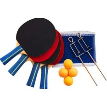 Hakay Çok Renkli Unisex Masa Tenisi Raket Seti - Tek Beden