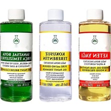 Hakay Yağlı Boya Seti, 3X250ML, Kokusuz Terebentin, Keten Yağı ve Fırça Temizleyici