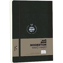 Hakay Esnek Siyah Not Defteri - 192 Sayfa, 13X21 Cm, Şerit Çizgili