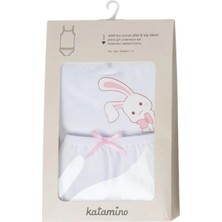 Katamino Lopik Ip Askılı Atlet-Slip Takım - Beyaz