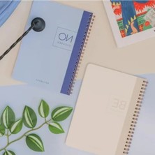 Hakay A5 Boyut Spiralli Karton Kapaklı Kareli Okul Defteri - 2'li Set