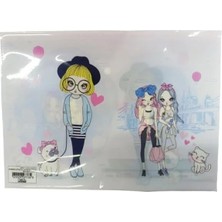 Hakay Vintage Tasarım Çıtçıtlı Dosya, A4 Boyut