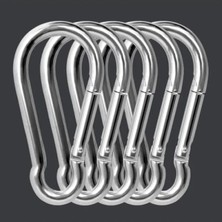 Hakay Çok Amaçlı Yaylı Karabina Seti, Metal, 12 Mm, 5 Adet