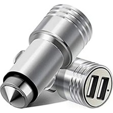 Hakay 2.1A Araç Çakmaklık Şarj Cihazı - 2 USB Girişi