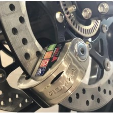 Hakay 6mm Gri Alarmlı Disk Kilidi