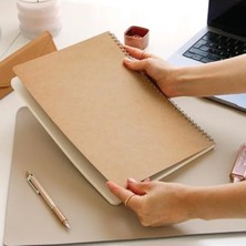 Hakay A4 Boyutunda 70 Yapraklı Kraft Kapaklı Çizgili Not Defteri