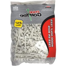 Hakay Lüks Golf Tee, 7 cm Uzunluğunda, 500 Adet