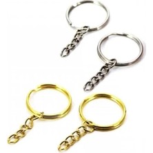 Hakay 50 Adet Küçük Altın Anahtarlık Zinciri