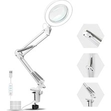 Hakay Katlanabilir LED Işıklı Masaüstü Büyüteç - Ayarlanabilir