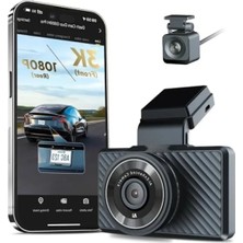 Hakay Akıllı Araç Içi Kamera - 3k Ön, 1080P Arka, Gece Görüşü ve Gps Özellikleri