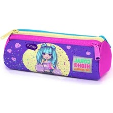 Hakay Mor Üç Gözlü Kalemlik - Kız Çocuk Için