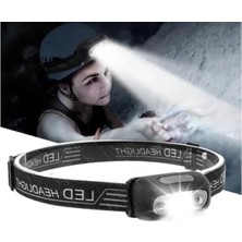 Hakay Sensörlü LED Kafa Lambası - USB Şarj Edilebilir ve Su Geçirmez