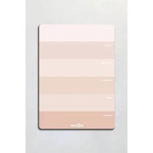 Hakay Doğa Temalı Haftalık Planlayıcı Blok