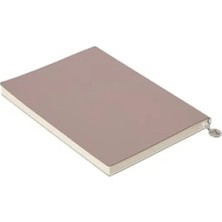 Hakay Esnek Kapaklı Kahverengi Çizgili Defter - 14.8X21 cm