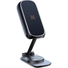 Hakay Ultra Güçlü Mıknatıslı 360° Döner Alüminyum Araç Içi Telefon Tutucu