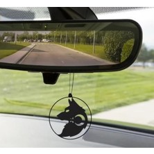 Hakay Türk Bayrağı Temalı Araç Dikiz Ayna Süsü - Plastik