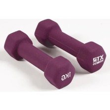 Hakay Kaymaz Kaplama ile Uzun Ömürlü Mor Dambıl Seti (2 Adet)