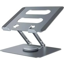 Hakay Katlanabilir Metal Telefon ve Tablet Standı - 360° Döner