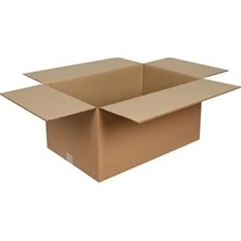 Hakay Çift Oluklu Taşınma Kolisi - 60X40X40 Ölçü, 5 Adet