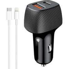 Hakay Hızlı Araç Şarj Cihazı 38W USB ve Pd Girişli