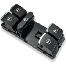 Hakay Vw Tiguan 2012-2015 Uyumlu Dörtlü Krom Sol Ön Cam Açma Düğmesi