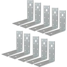 Hakay 10 Adet Metal Köşebent - 40X80X80 mm Bağlantı Aparatı