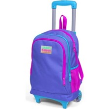 Hakay Işıklı Tekerlekli Polyester Çekçek Sırt Çanta