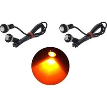 Hakay 4 Adet Turuncu Kartal Gözü Gündüz LED Aydınlatma