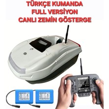 Keseroğlu Yemleme Tekne ve Botu(Türkçe Kumanda) Zemin Göstergeli Gps Konumlu Oto Pılot Eve Dunuş Hızlı