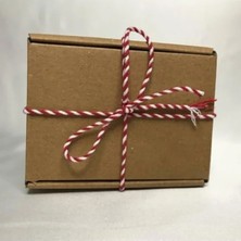 Hakay Iki Renkli Bileklik Paketleme Ipi, Kırmızı-Beyaz, 10 Metre