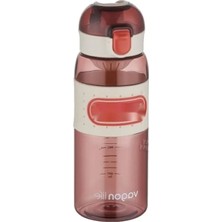 Hakay 600 ml Kapasiteli Kaydırmaz Gövde Su Matarası, Süzgeçli