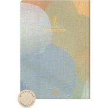 Hakay Keten Noktalı Bullet Journal Defteri - 17X24 Cm, Denizatı Desenli