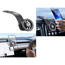 Hakay Ayarlanabilir Manyetik Araç Içi Telefon Tutucu - Alüminyum Stand