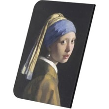 Hakay Inci Küpeli Kız Temalı Çizgisiz A4 Defter (64 Sayfa)