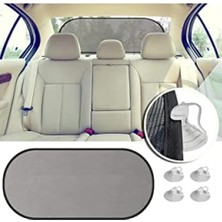 Hakay Araç Arka Cam Için Vantuzlu Güneşlik Perde 100X50 cm