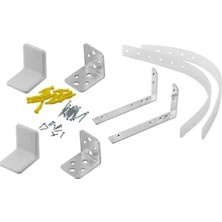 Hakay 44 Parça Mobilya Sabitleme Aparatı Seti, Deprem ve Devrilme Önleyici