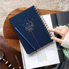 Hakay Süresiz A5 Spiralli Planlayıcı Ajanda - Keten Kapak